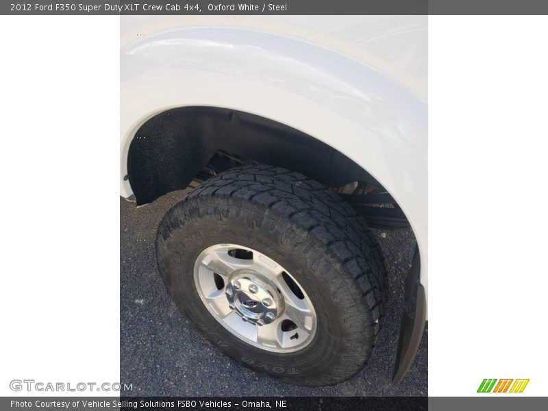 Oxford White / Steel 2012 Ford F350 Super Duty XLT Crew Cab 4x4
