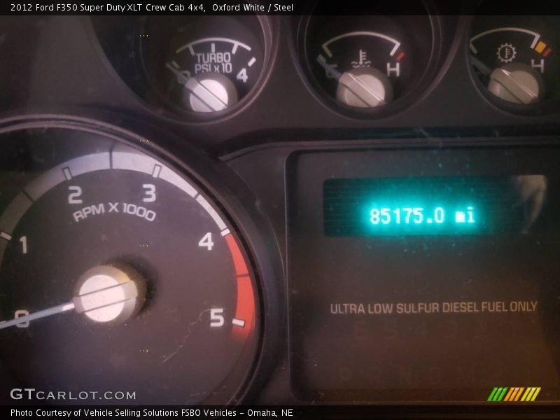 Oxford White / Steel 2012 Ford F350 Super Duty XLT Crew Cab 4x4