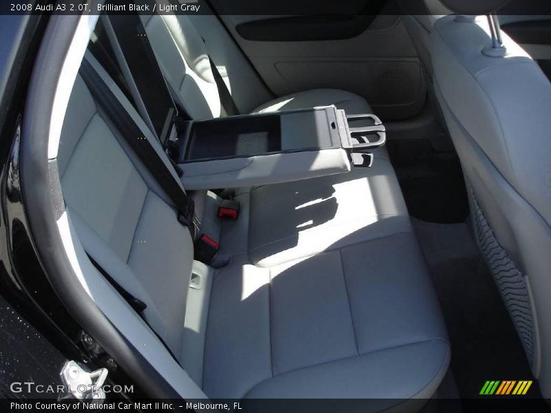 Brilliant Black / Light Gray 2008 Audi A3 2.0T