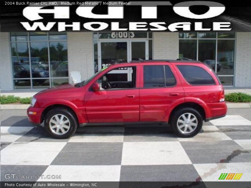 Medium Red Metallic / Medium Pewter 2004 Buick Rainier CXL AWD