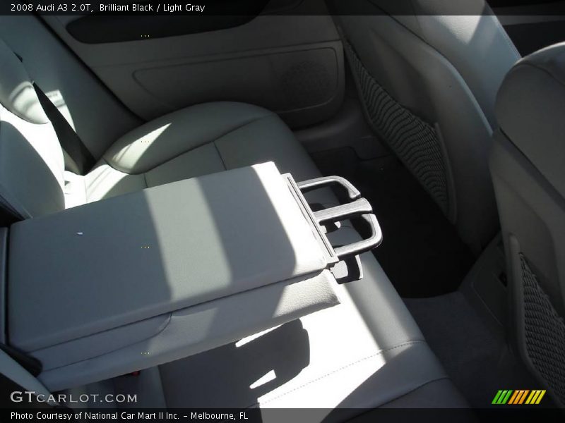 Brilliant Black / Light Gray 2008 Audi A3 2.0T