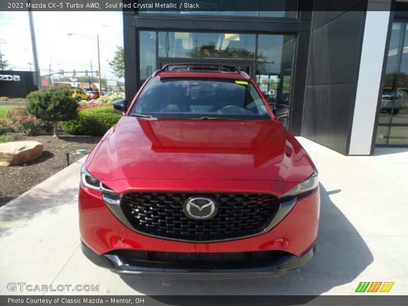 Soul Red Crystal Metallic / Black 2022 Mazda CX-5 Turbo AWD
