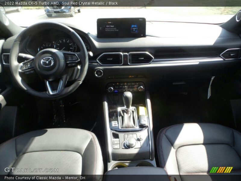 Soul Red Crystal Metallic / Black 2022 Mazda CX-5 Turbo AWD