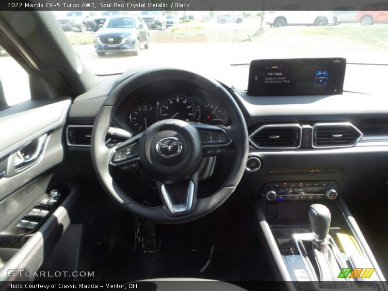 Soul Red Crystal Metallic / Black 2022 Mazda CX-5 Turbo AWD