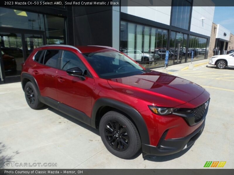 Soul Red Crystal Metallic / Black 2023 Mazda CX-50 S Select AWD