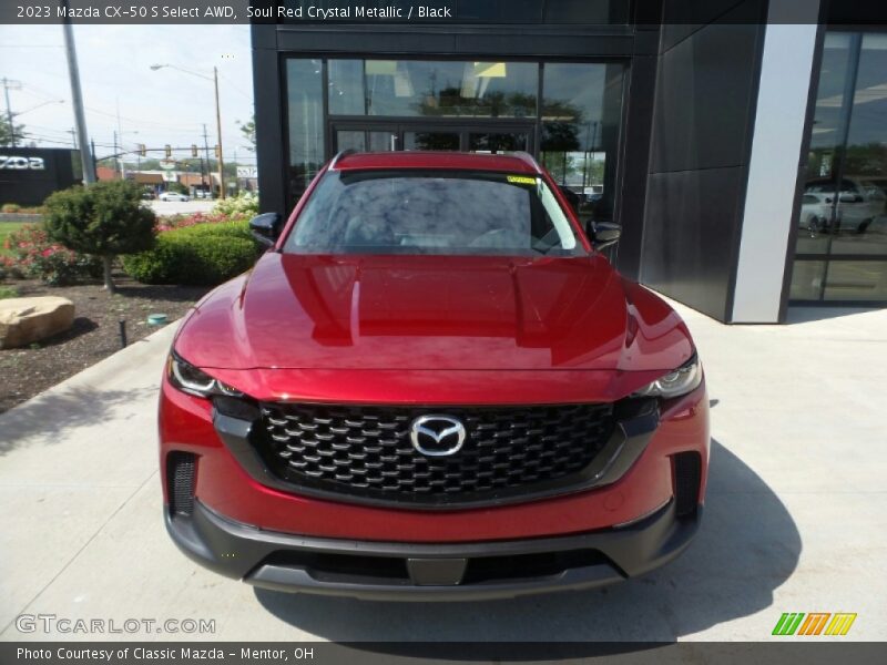 Soul Red Crystal Metallic / Black 2023 Mazda CX-50 S Select AWD