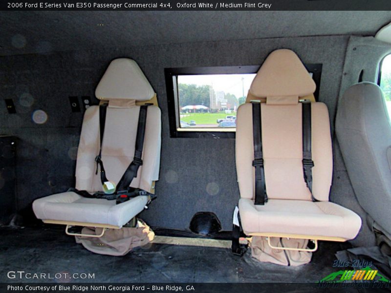 Oxford White / Medium Flint Grey 2006 Ford E Series Van E350 Passenger Commercial 4x4
