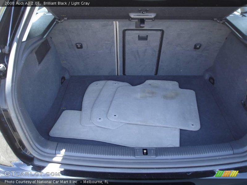 Brilliant Black / Light Gray 2008 Audi A3 2.0T