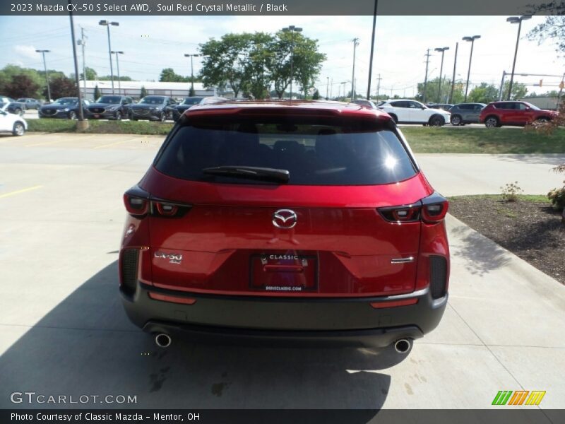 Soul Red Crystal Metallic / Black 2023 Mazda CX-50 S Select AWD