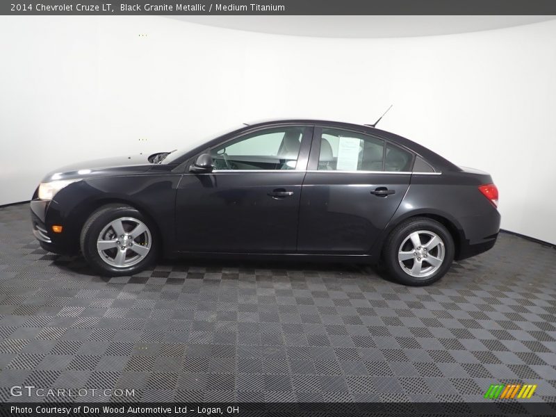 Black Granite Metallic / Medium Titanium 2014 Chevrolet Cruze LT