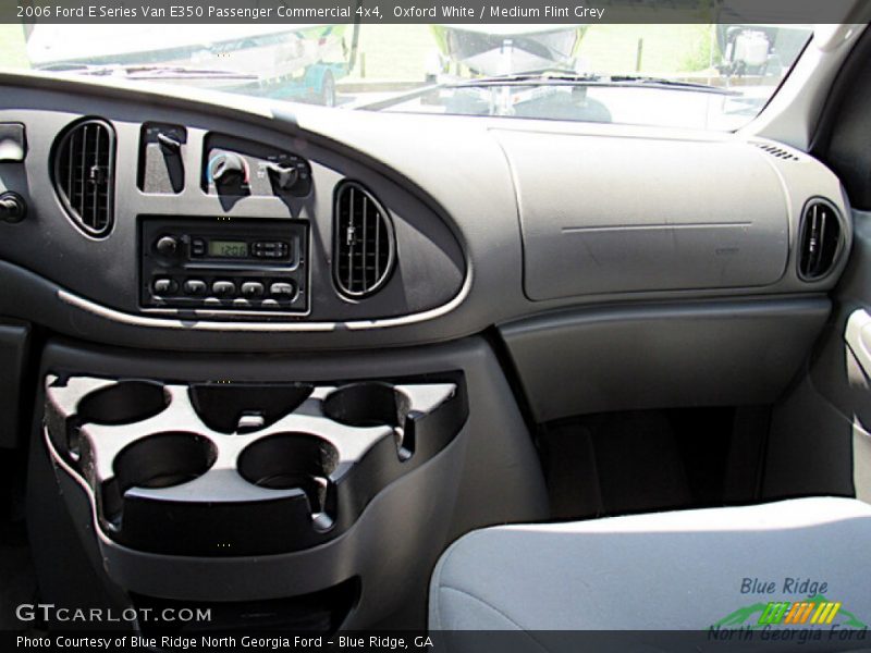 Oxford White / Medium Flint Grey 2006 Ford E Series Van E350 Passenger Commercial 4x4