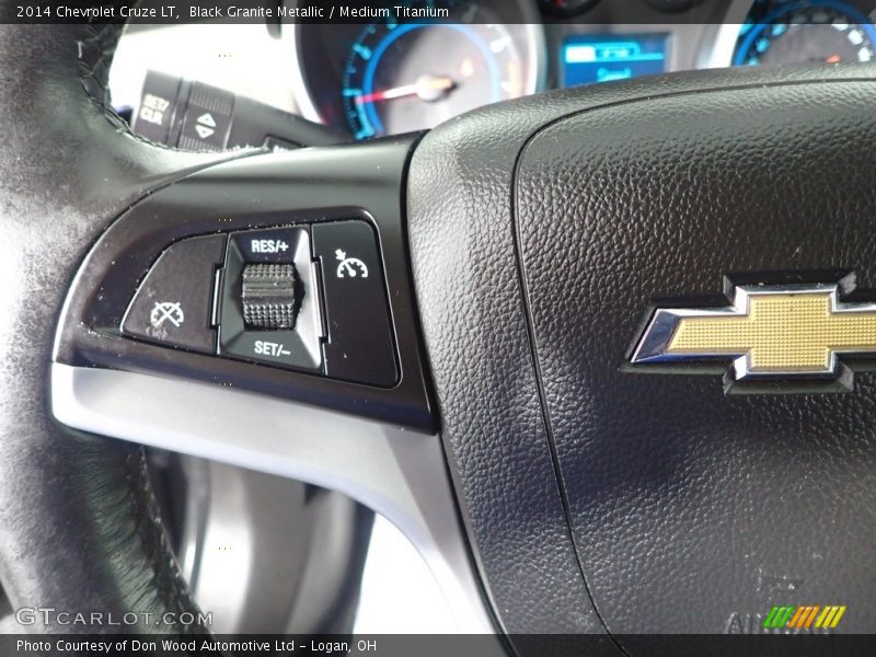 Black Granite Metallic / Medium Titanium 2014 Chevrolet Cruze LT