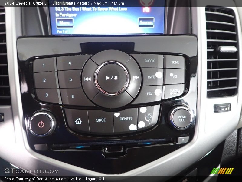 Black Granite Metallic / Medium Titanium 2014 Chevrolet Cruze LT