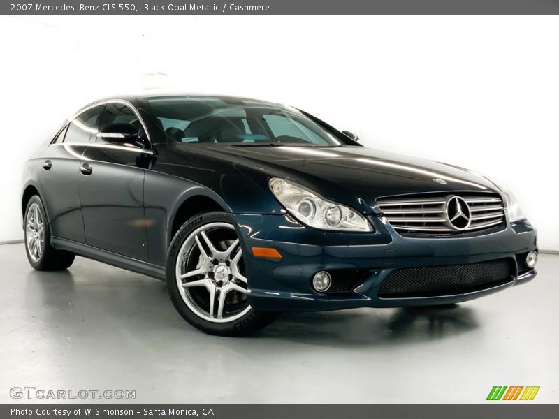 Black Opal Metallic / Cashmere 2007 Mercedes-Benz CLS 550