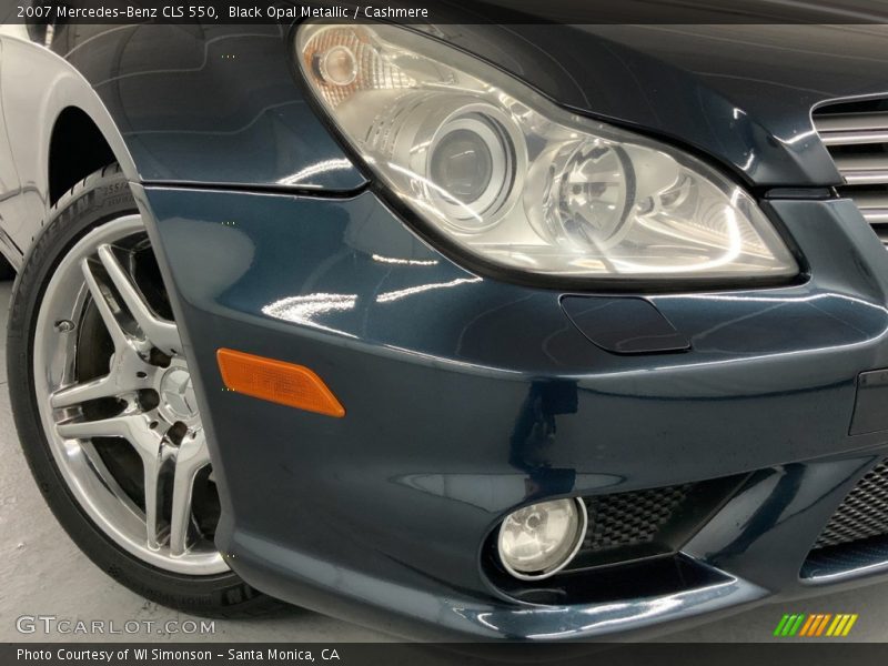 Black Opal Metallic / Cashmere 2007 Mercedes-Benz CLS 550