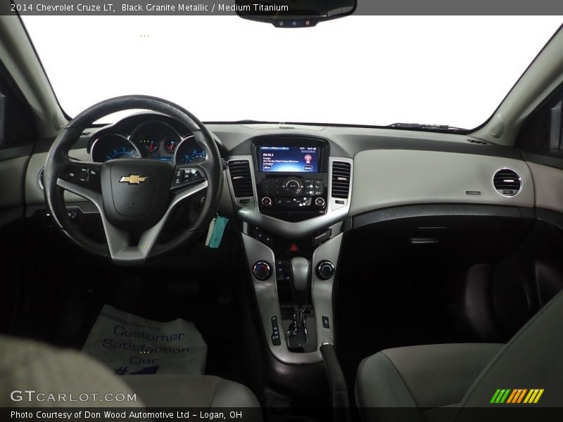 Black Granite Metallic / Medium Titanium 2014 Chevrolet Cruze LT