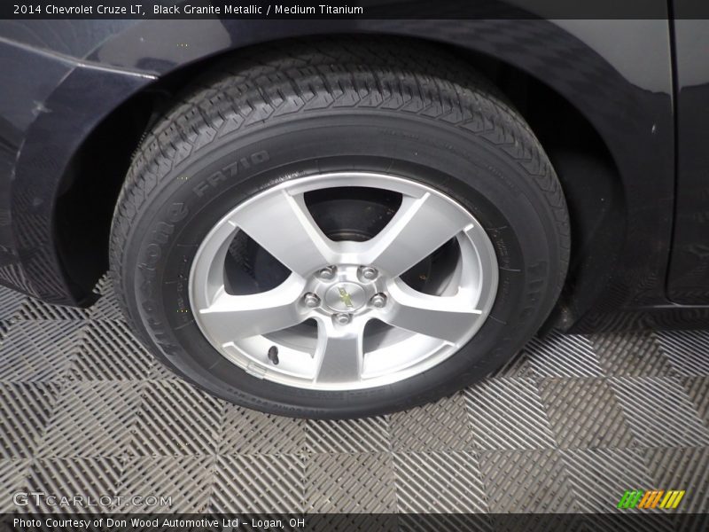 Black Granite Metallic / Medium Titanium 2014 Chevrolet Cruze LT
