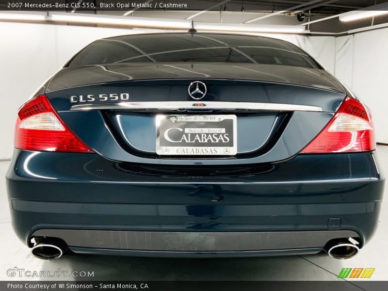 Black Opal Metallic / Cashmere 2007 Mercedes-Benz CLS 550