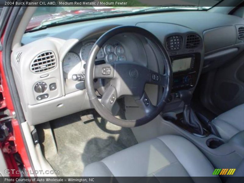 Medium Red Metallic / Medium Pewter 2004 Buick Rainier CXL AWD
