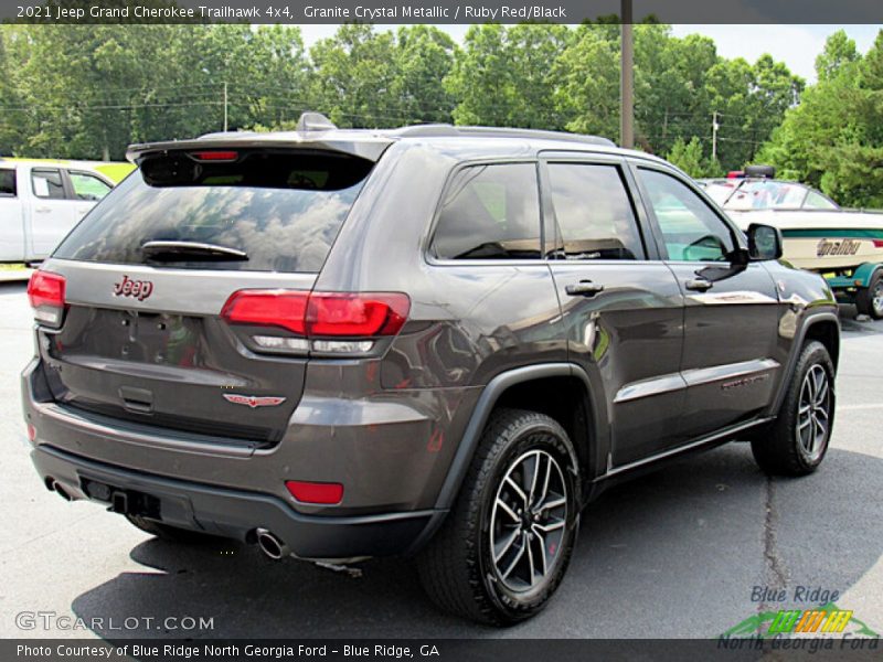Granite Crystal Metallic / Ruby Red/Black 2021 Jeep Grand Cherokee Trailhawk 4x4