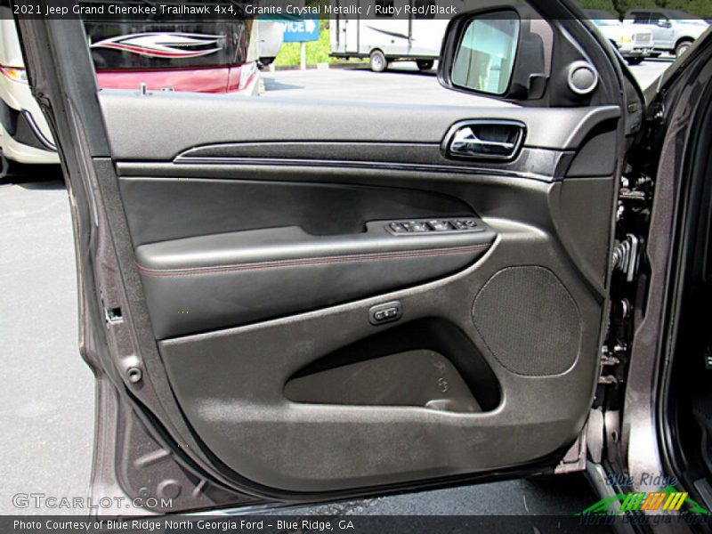 Granite Crystal Metallic / Ruby Red/Black 2021 Jeep Grand Cherokee Trailhawk 4x4