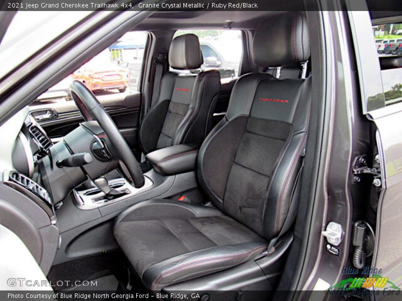 Granite Crystal Metallic / Ruby Red/Black 2021 Jeep Grand Cherokee Trailhawk 4x4