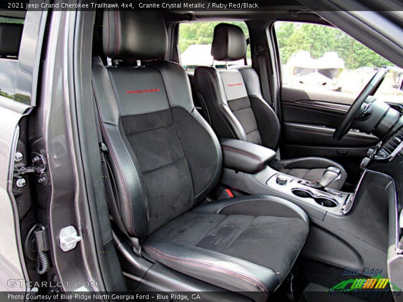Granite Crystal Metallic / Ruby Red/Black 2021 Jeep Grand Cherokee Trailhawk 4x4