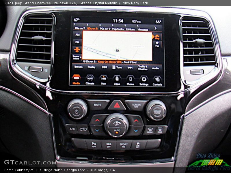 Granite Crystal Metallic / Ruby Red/Black 2021 Jeep Grand Cherokee Trailhawk 4x4