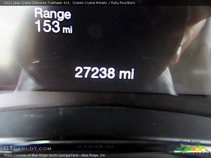 Granite Crystal Metallic / Ruby Red/Black 2021 Jeep Grand Cherokee Trailhawk 4x4