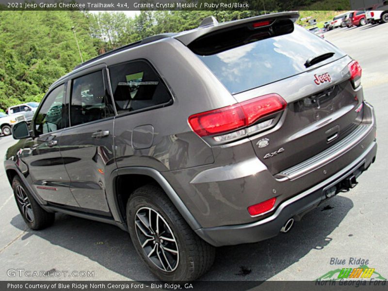 Granite Crystal Metallic / Ruby Red/Black 2021 Jeep Grand Cherokee Trailhawk 4x4