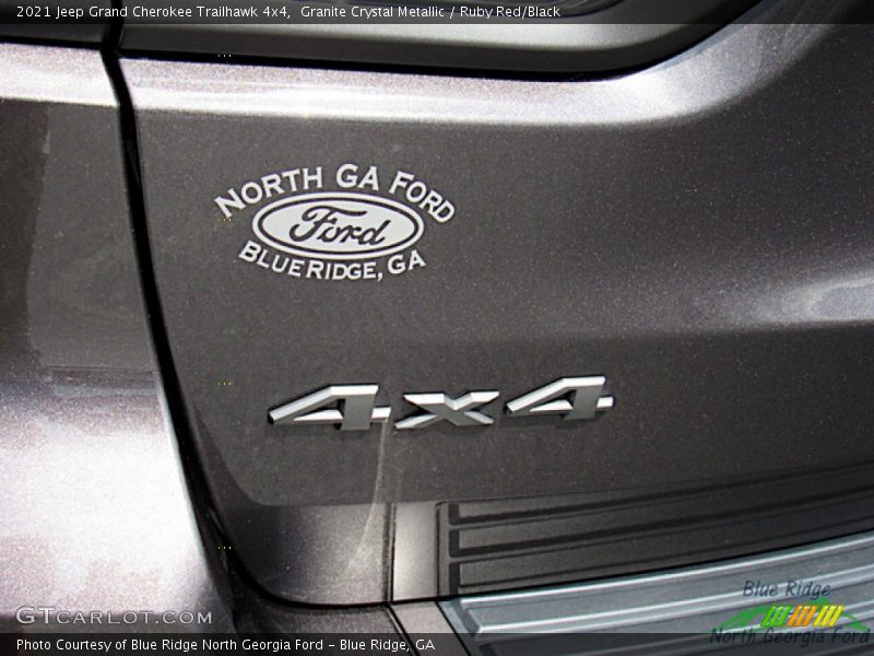 Granite Crystal Metallic / Ruby Red/Black 2021 Jeep Grand Cherokee Trailhawk 4x4