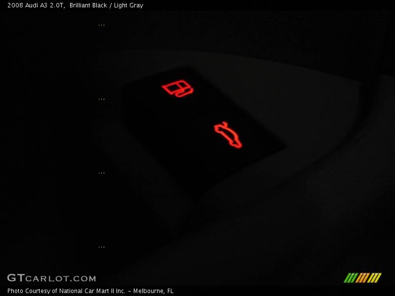 Brilliant Black / Light Gray 2008 Audi A3 2.0T