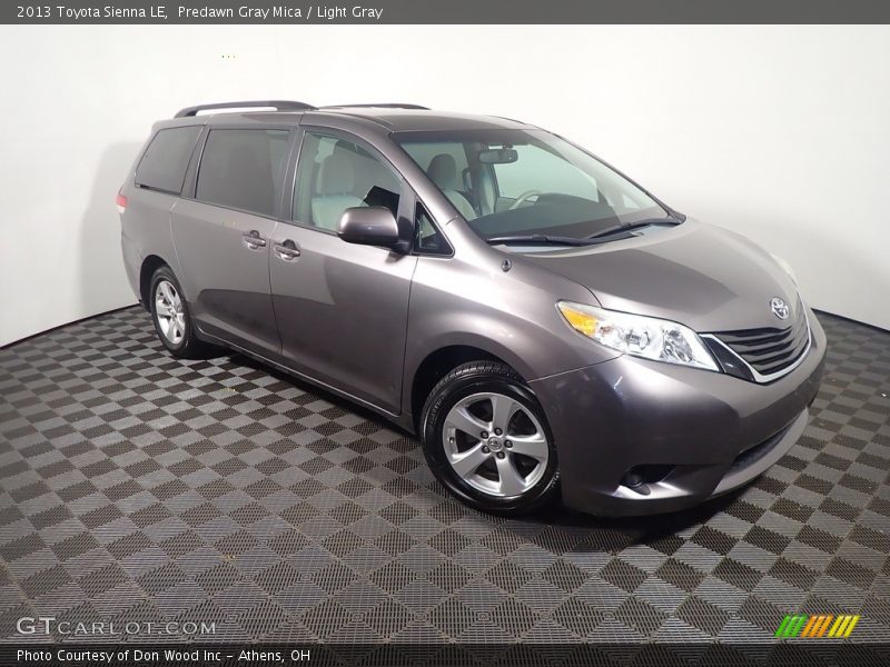 Predawn Gray Mica / Light Gray 2013 Toyota Sienna LE