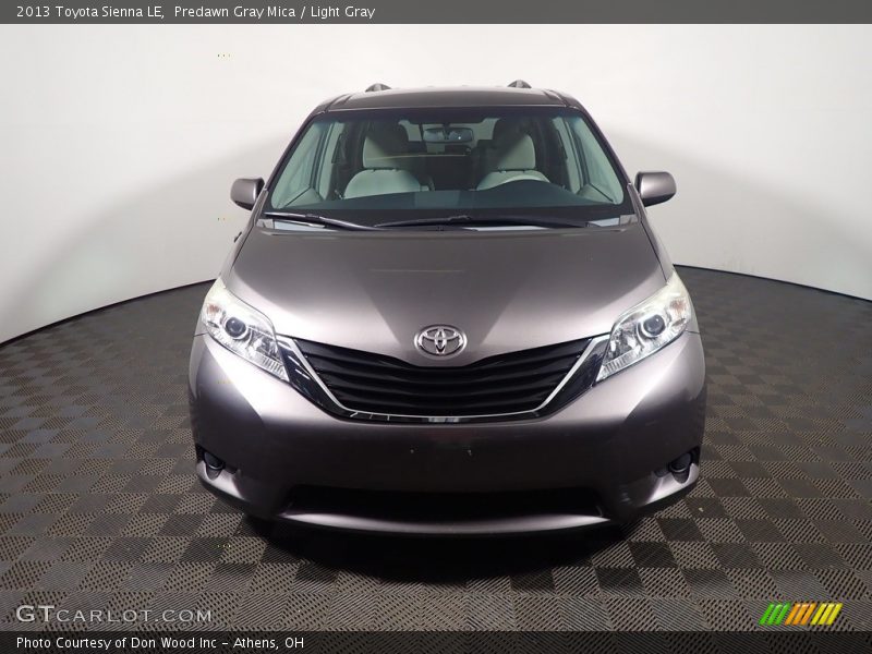 Predawn Gray Mica / Light Gray 2013 Toyota Sienna LE