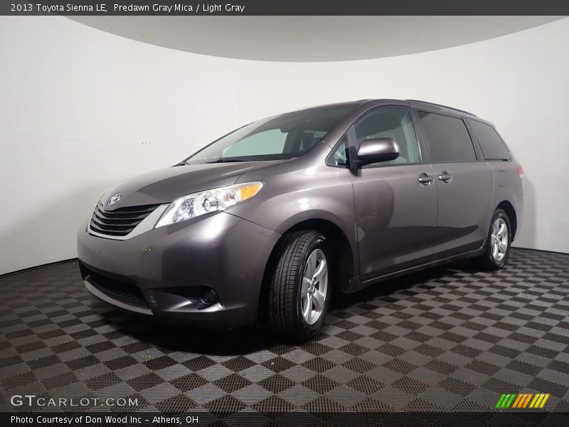 Predawn Gray Mica / Light Gray 2013 Toyota Sienna LE