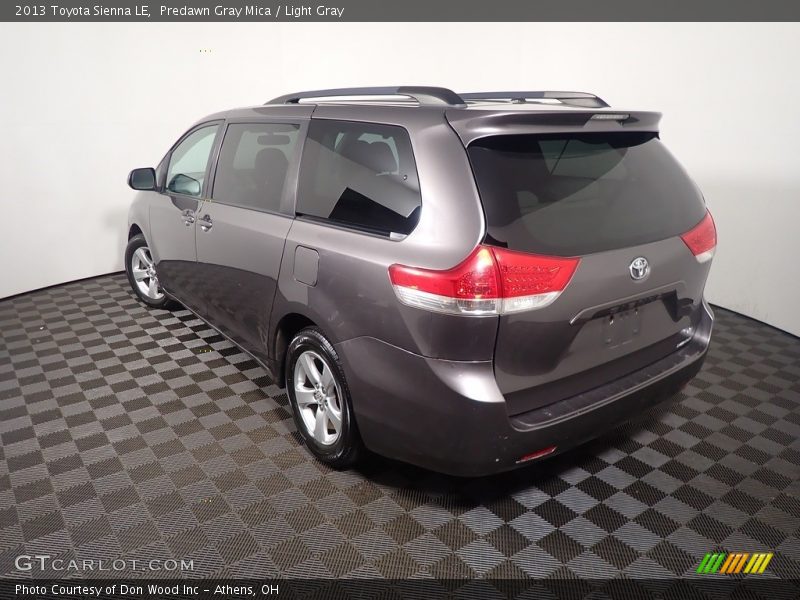Predawn Gray Mica / Light Gray 2013 Toyota Sienna LE