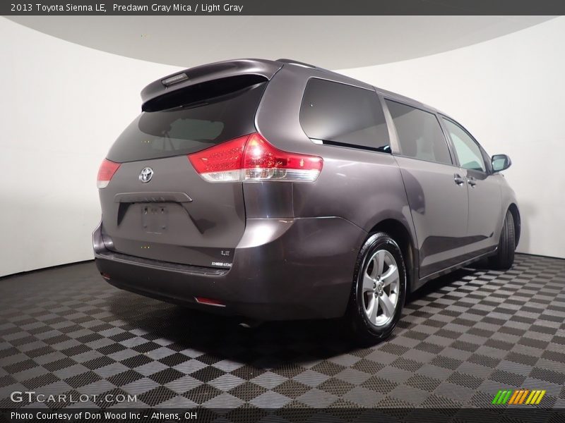 Predawn Gray Mica / Light Gray 2013 Toyota Sienna LE