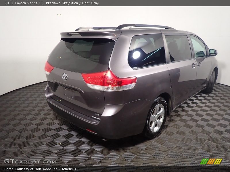 Predawn Gray Mica / Light Gray 2013 Toyota Sienna LE
