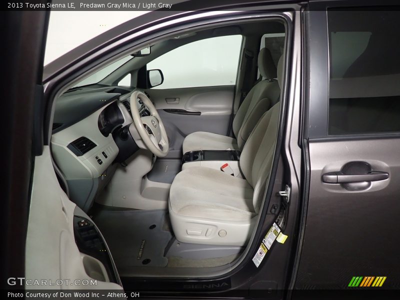 Predawn Gray Mica / Light Gray 2013 Toyota Sienna LE