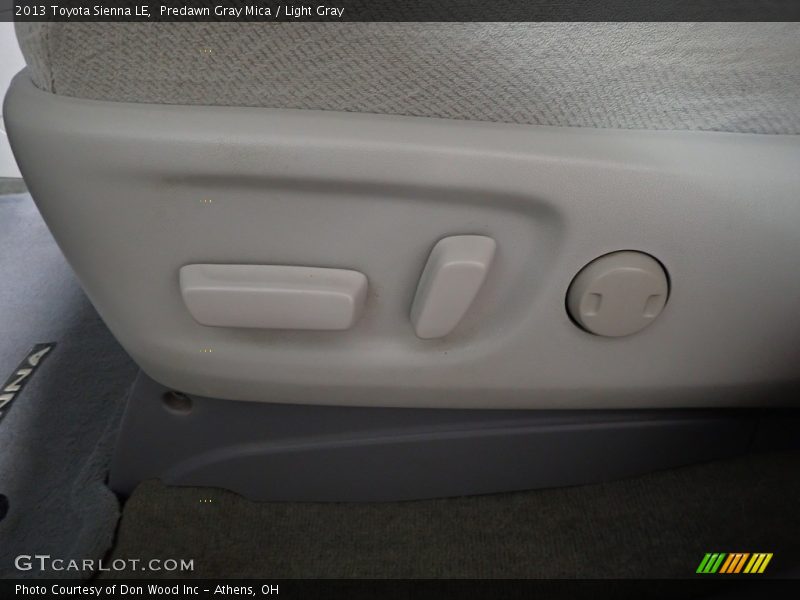 Predawn Gray Mica / Light Gray 2013 Toyota Sienna LE