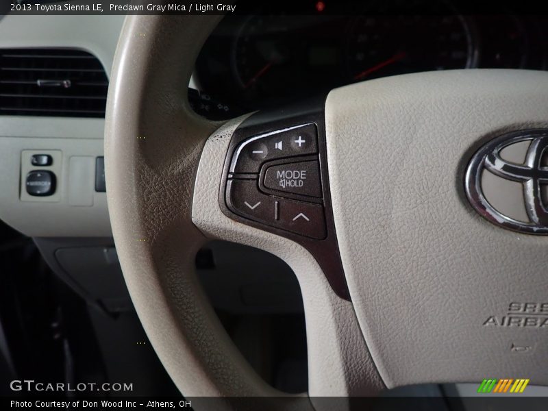 Predawn Gray Mica / Light Gray 2013 Toyota Sienna LE