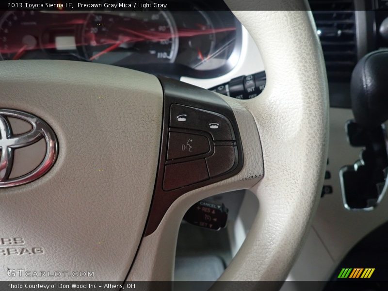 Predawn Gray Mica / Light Gray 2013 Toyota Sienna LE