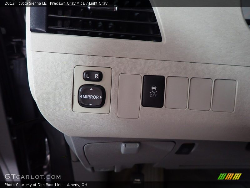 Predawn Gray Mica / Light Gray 2013 Toyota Sienna LE