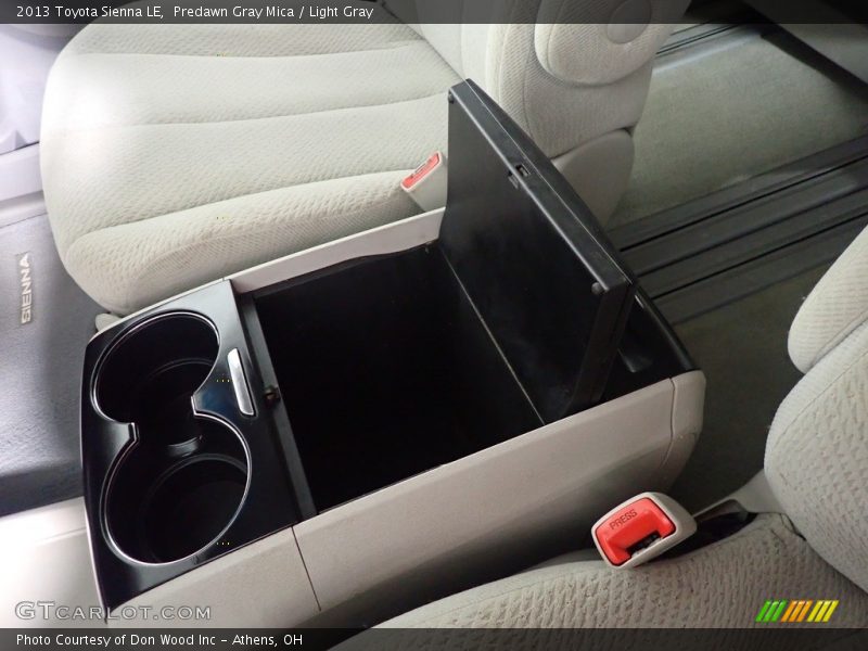 Predawn Gray Mica / Light Gray 2013 Toyota Sienna LE