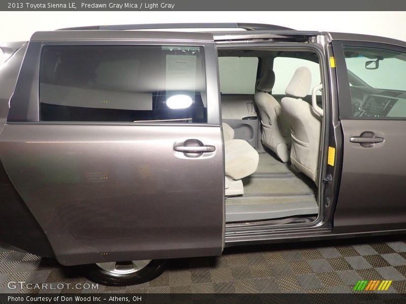 Predawn Gray Mica / Light Gray 2013 Toyota Sienna LE