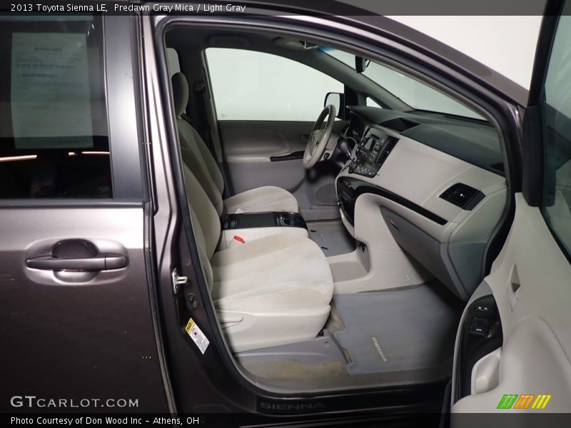 Predawn Gray Mica / Light Gray 2013 Toyota Sienna LE