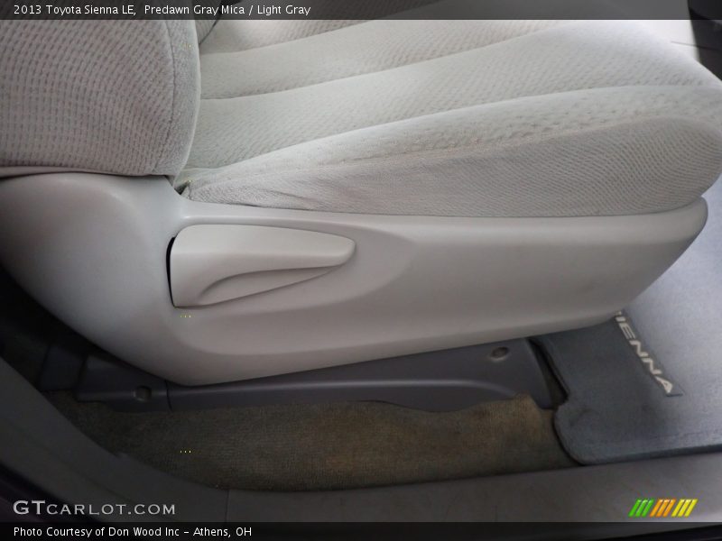 Predawn Gray Mica / Light Gray 2013 Toyota Sienna LE