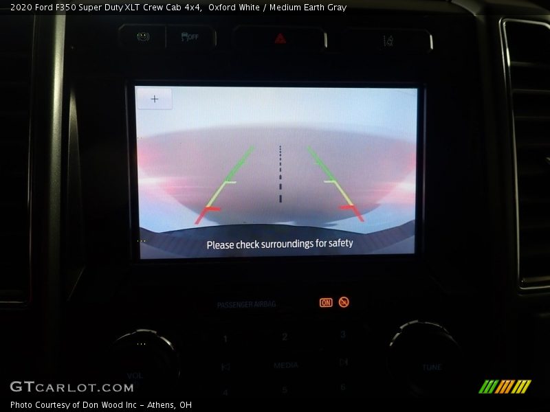 Oxford White / Medium Earth Gray 2020 Ford F350 Super Duty XLT Crew Cab 4x4