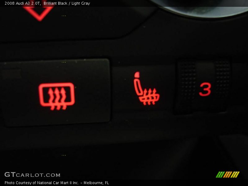 Brilliant Black / Light Gray 2008 Audi A3 2.0T