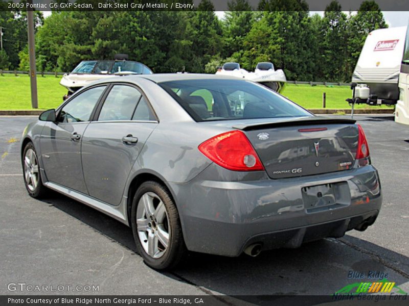 Dark Steel Gray Metallic / Ebony 2009 Pontiac G6 GXP Sedan